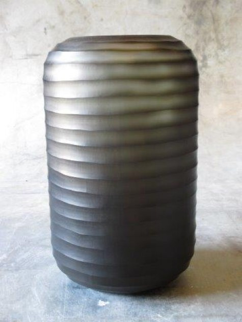 O4HOME + Cylinder vaas, gesneden helder/bruin L